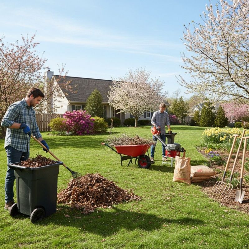 Spring Lawn Cleanup